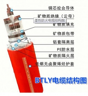 襄阳NG-A(BTLY)、WDZAN-BTLY 隔离型柔性矿物绝缘电缆 防火电缆